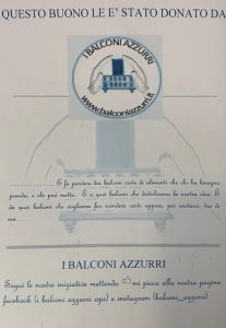Balconi Azzurri, Cucine Popolari di Bologna e Pubblica Assistenza Croce Italia